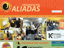 Tablet Screenshot of aliadasencadena.org